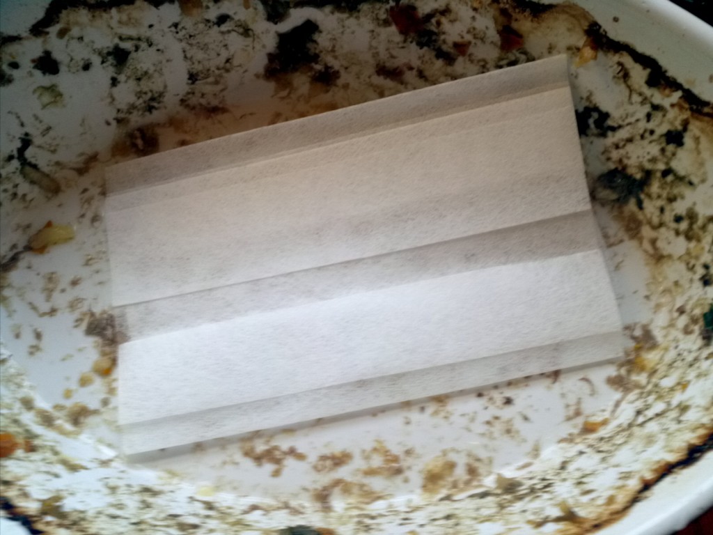 Dryer Sheet Cleans Baked On Food
