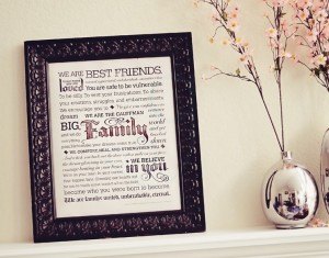 Personalized Family Manifesto