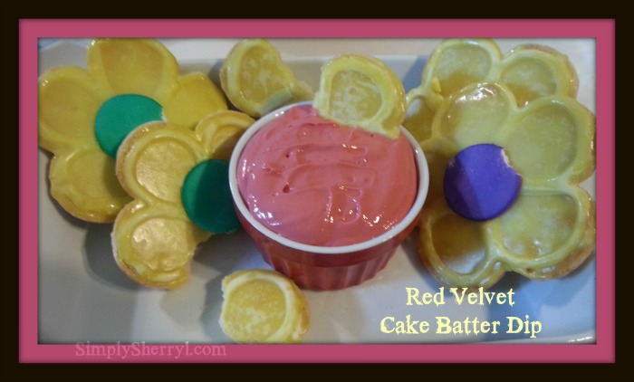 Red Velvet Cake Batter Dip