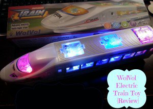 WolVol Electric Train Toy {Review}