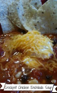 Crockpot Chicken Enchilada Soup