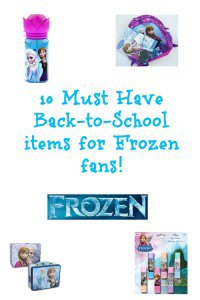 10 Frozen Fans Back to School List