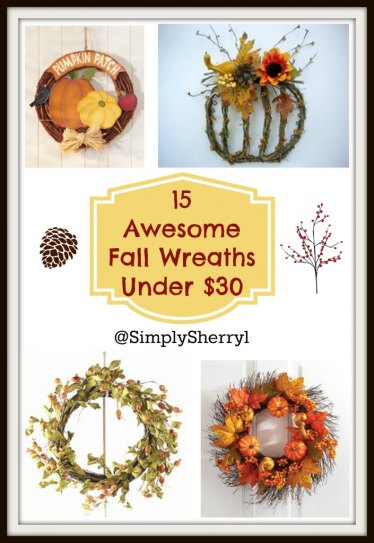 15 Awesome Fall Wreaths Under $30