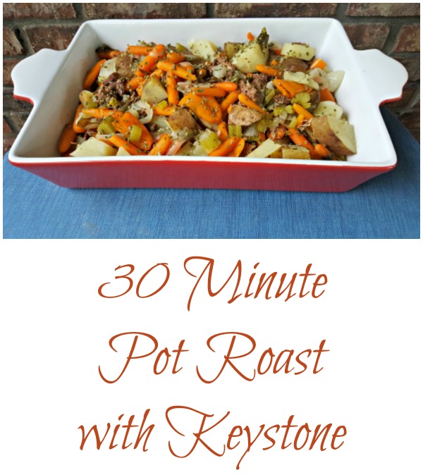 30 Minute Pot Roast with Keystone