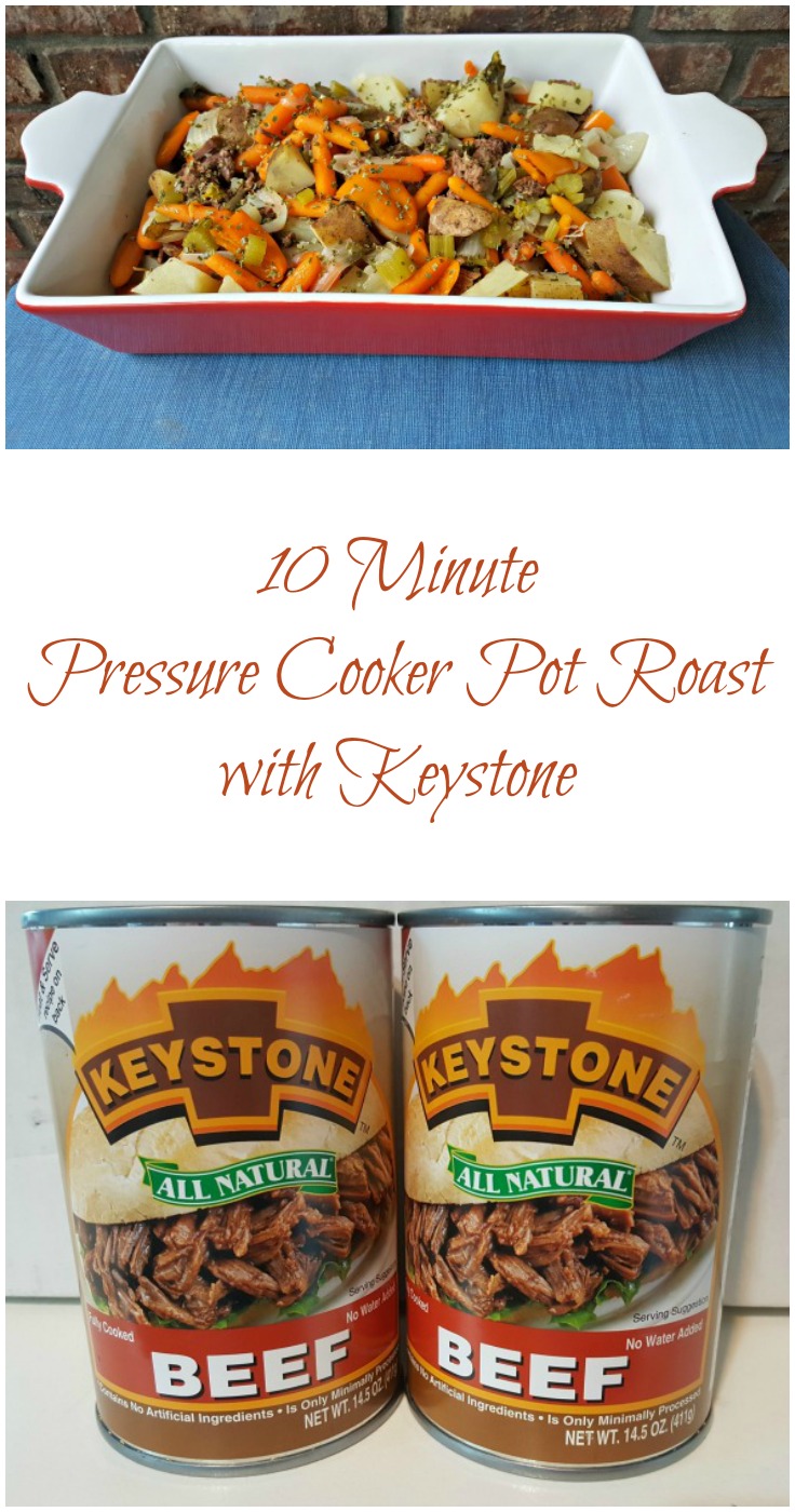 10 Minute Pressure Cooker Pot Roast