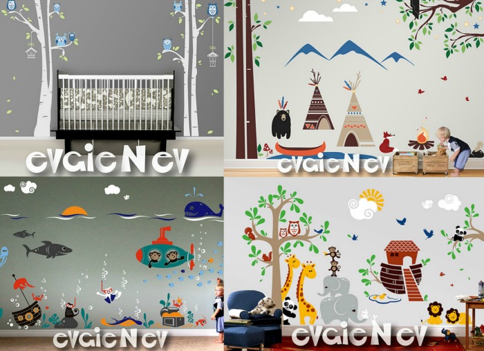 Evgie Wall Decal Nursery giveaway