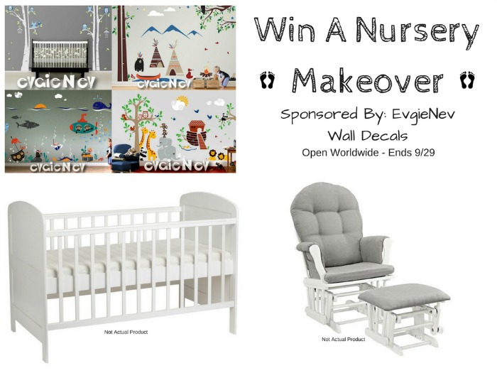 Evgie Wall Decal Nursery giveaway