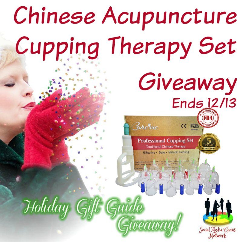 Chinese Acupuncture Cupping Therapy Set Giveaway