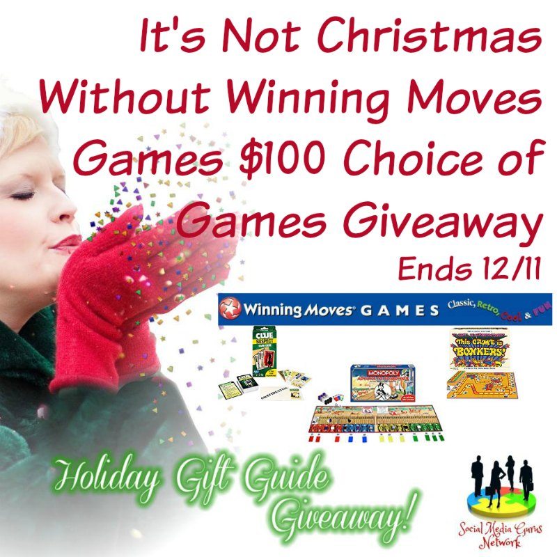 It's Not Christmas Without Winning Moves Games $100 Choice of Games Giveaway Ends 12/11