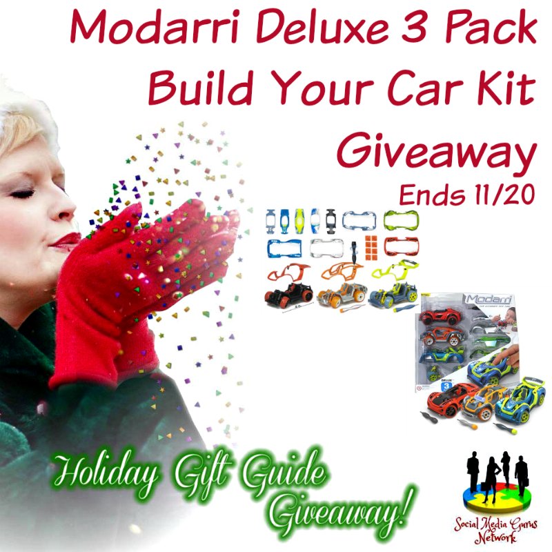 Modarri Deluxe 3 Pack Build Your Car Kit Giveaway