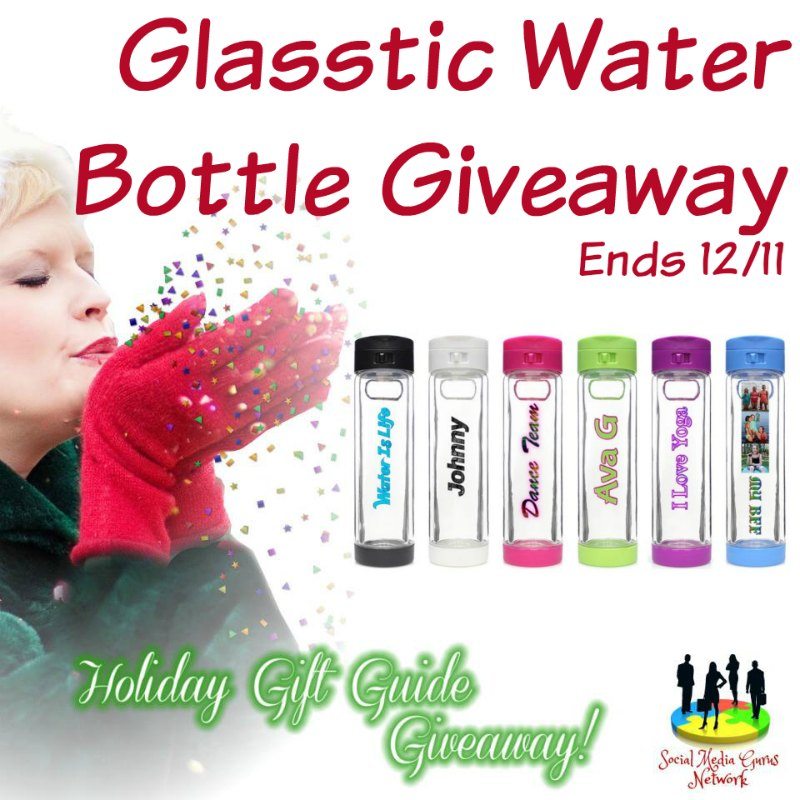Glasstic Water Bottle Giveaway Ends 12/11