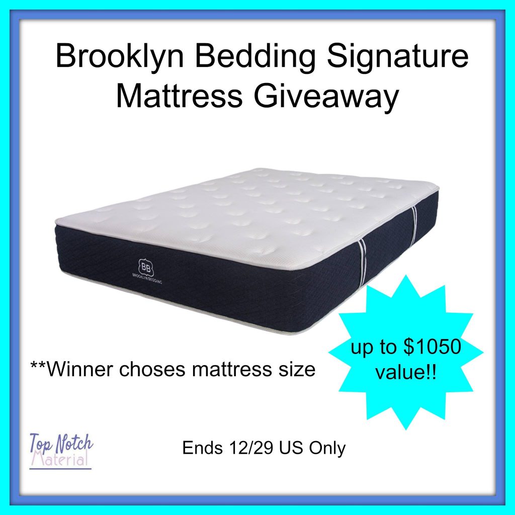 Brooklyn Bedding Signature Mattress Giveaway