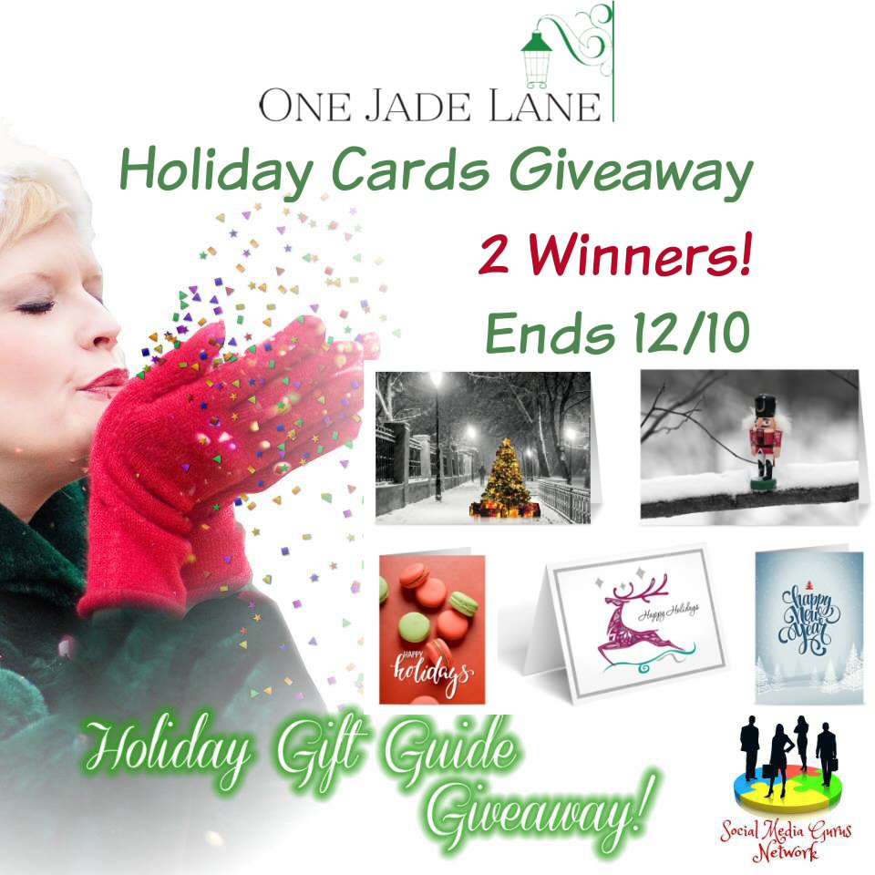 One Jade Lane Holiday Cards Giveaway