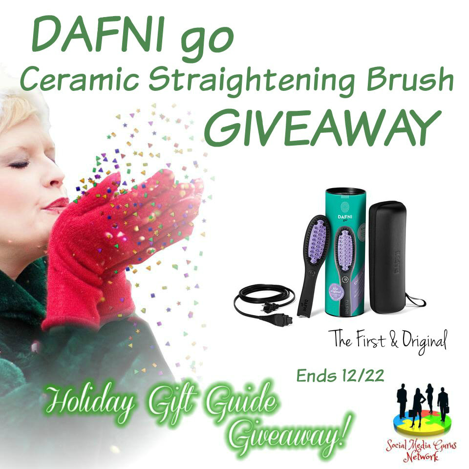 DAFNI go Ceramic Straightening Brush Giveaway