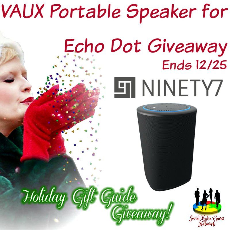 VAUX Portable Speaker for Echo Dot Giveaway