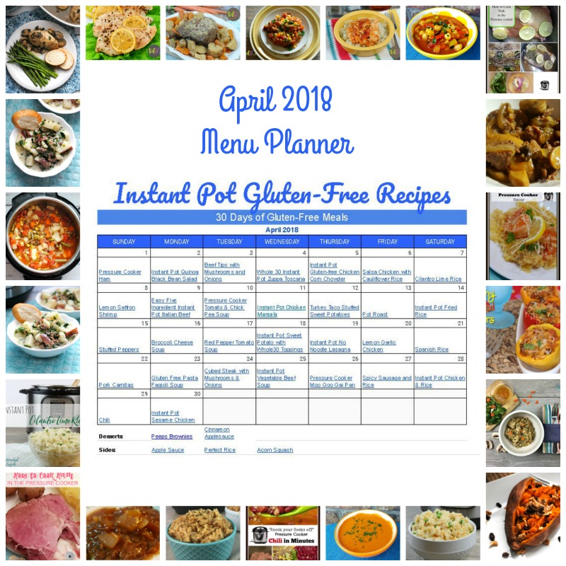 30 Days Instant Pot Gluten Recipes