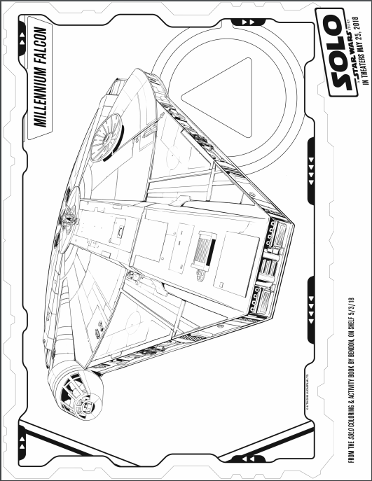 Solo: A Star Wars Story Coloring Page