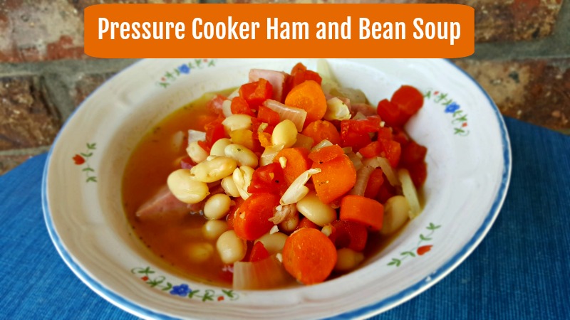 Pressure Cooker Ham and Bean Soup