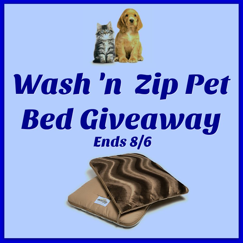 Wash n Zip Pet Bed
