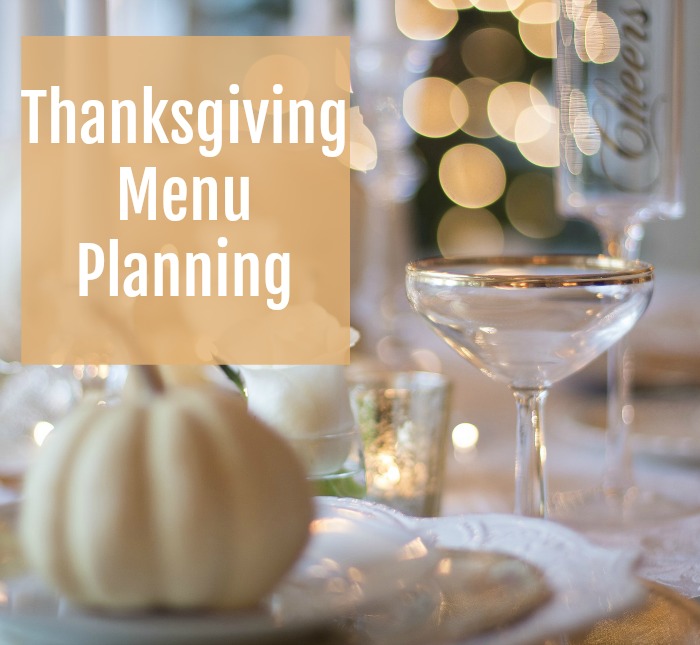 Thanksgiving Menu Planning