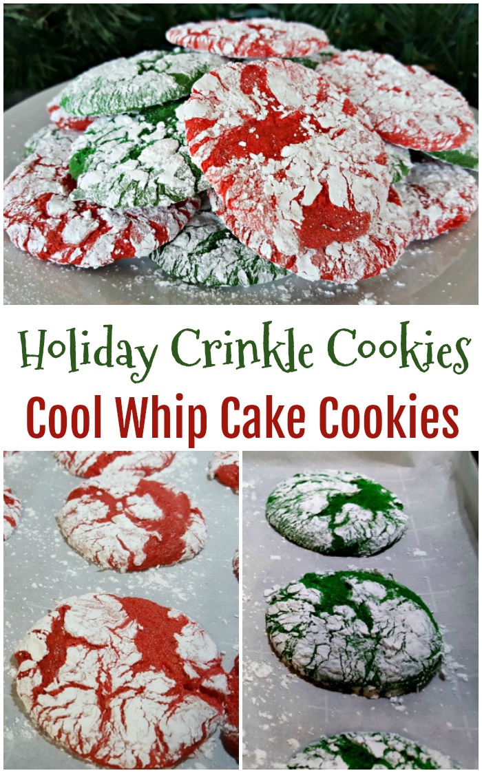 Holiday Crinkle Cookies