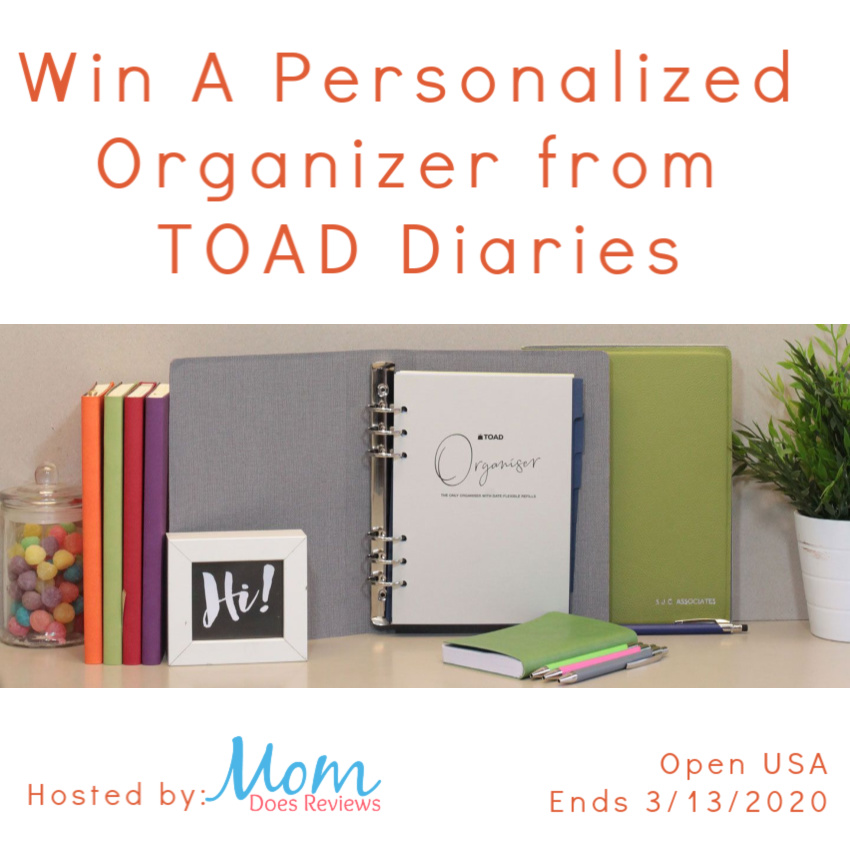 Win a Personalized Organizer from TOAD Diaries