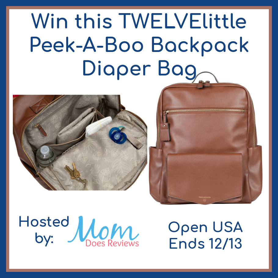 TWELVElittle Peek-A-Boo Backpack Diaper Bag