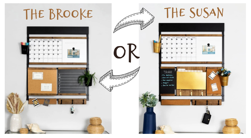 Win Your Choice of THE BROOKE or THE SUSAN wall organizer from 1THRIVE